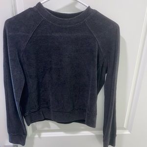 Lulu lemon velvet crop top sweater